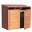 Hardhouten containerberging Dubbel