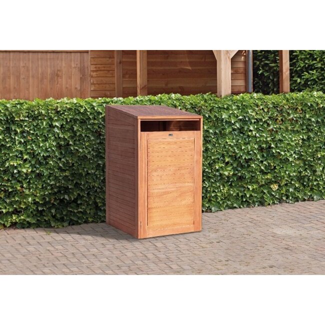 Hardhouten containerberging Enkel