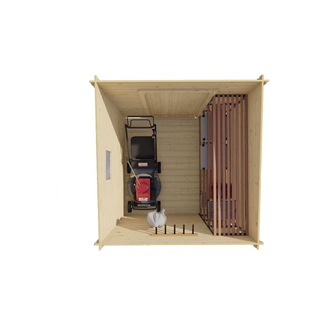 Blokhut Eigo | Kleine Berging | Tuinhuis 2,20x2,20