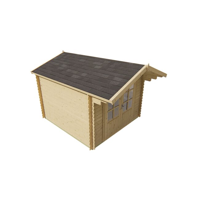 Blokhut Perlund | Tuinhuis Kopen met Luifel