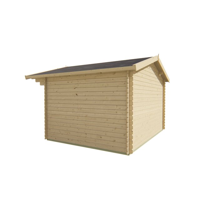 Blokhut Ingmar met Luifel | Goedkope Blokhut