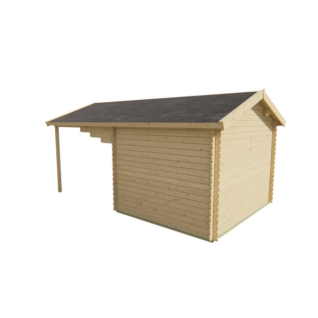 Blokhut Georg | Tuinhuis met Grote Luifel