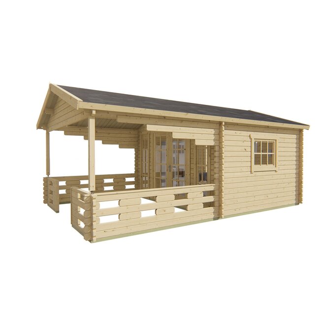 Blokhut Sanstrov | Tuinhuis met Brede Luifel