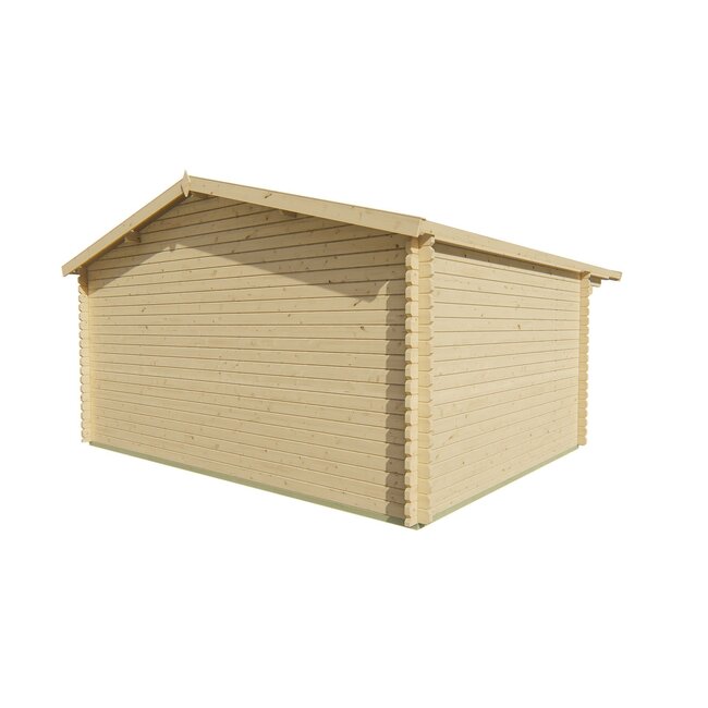 Blokhut Gustav | Tuinhuis Schuin Dak met Luifel