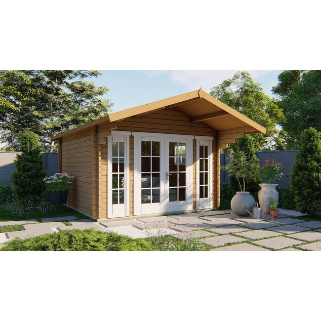 Blokhut Sören | Tuinhuis met Luifel