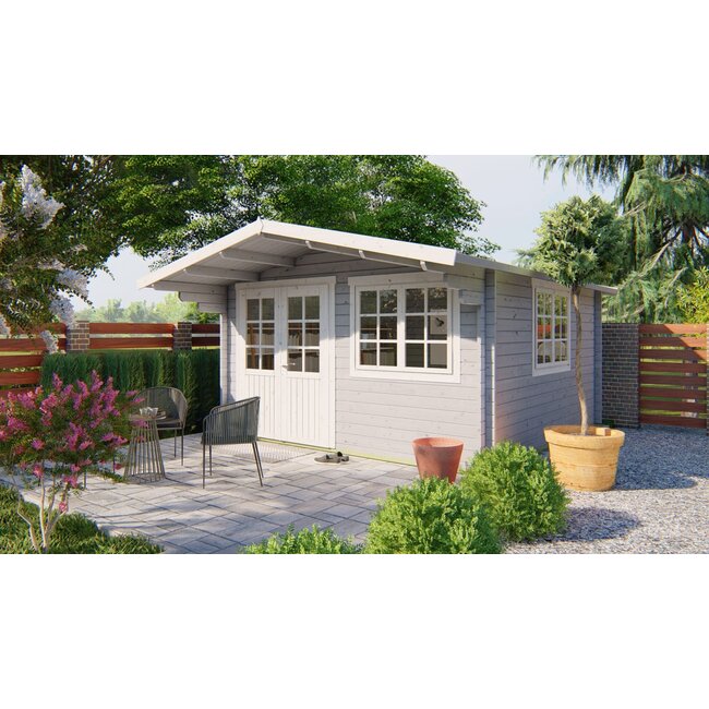 Blokhut Inge | Tuinhuis met Smalle Luifel