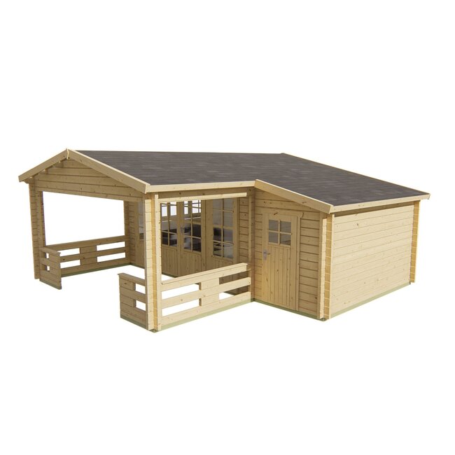 Blokhut Coventry | Tuinhuis met Luifel en Berging