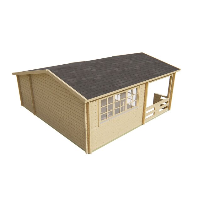 Blokhut Coventry | Tuinhuis met Luifel en Berging