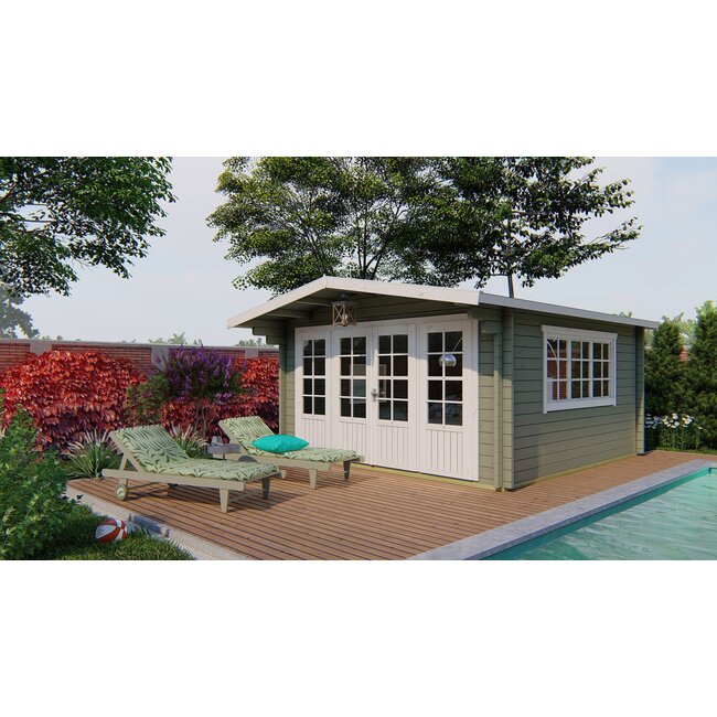 Blokhut Derby | Blokhut met Kleine Luifel