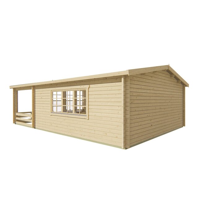 Blokhut Wigan | Groot Tuinhuis met Brede Luifel