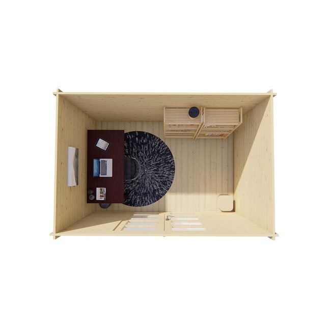 Blokhut Minimodern | Modern Tuinhuis 3x2 Meter