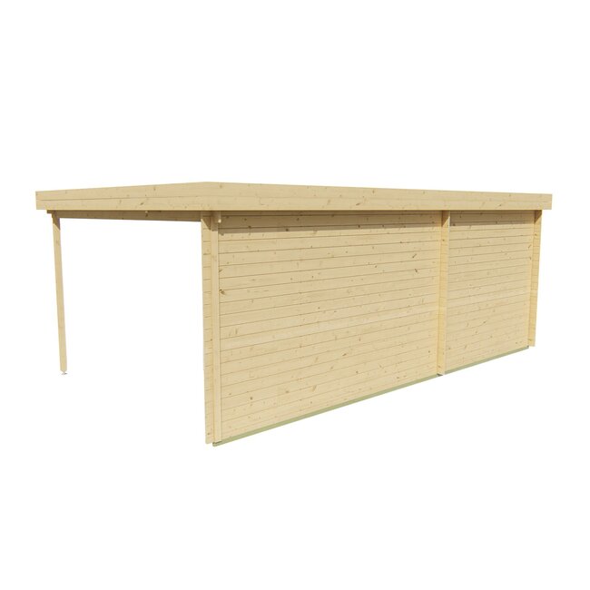 Blokhut Diederick | Overkapping met Berging