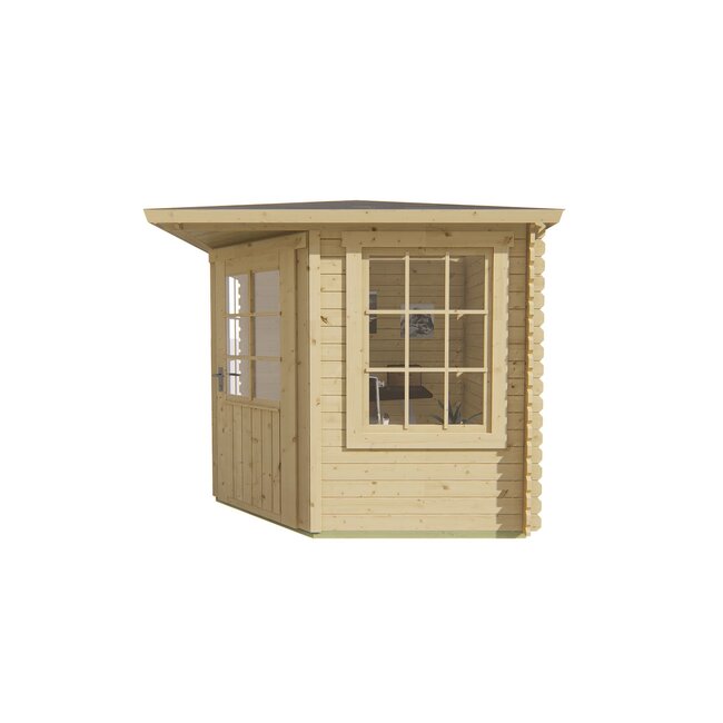 Blokhut Jos | Compact Tuinhuis 2,5x2,5 Meter