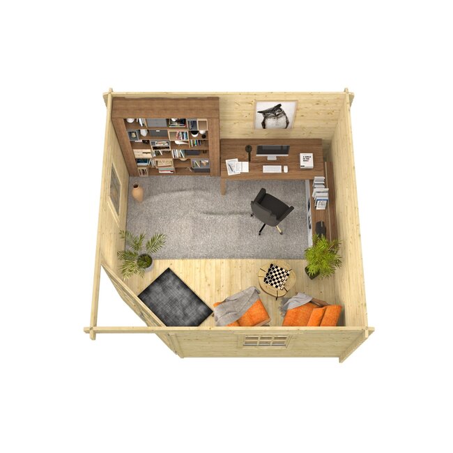 Blokhut Lotte | Tuinhuis 4x4