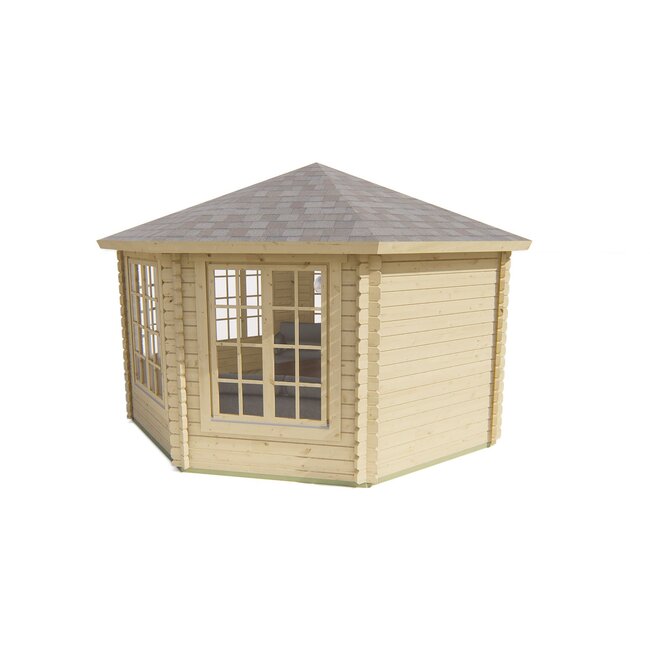 Blokhut Lynn | Tuinhuis Zeshoekig