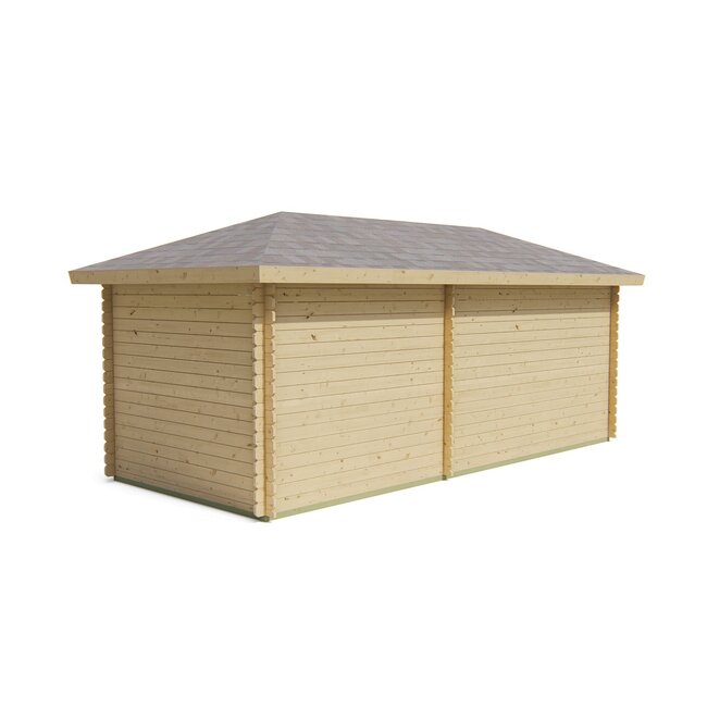 Blokhut Niklas | Tuinhuis met Overkapping