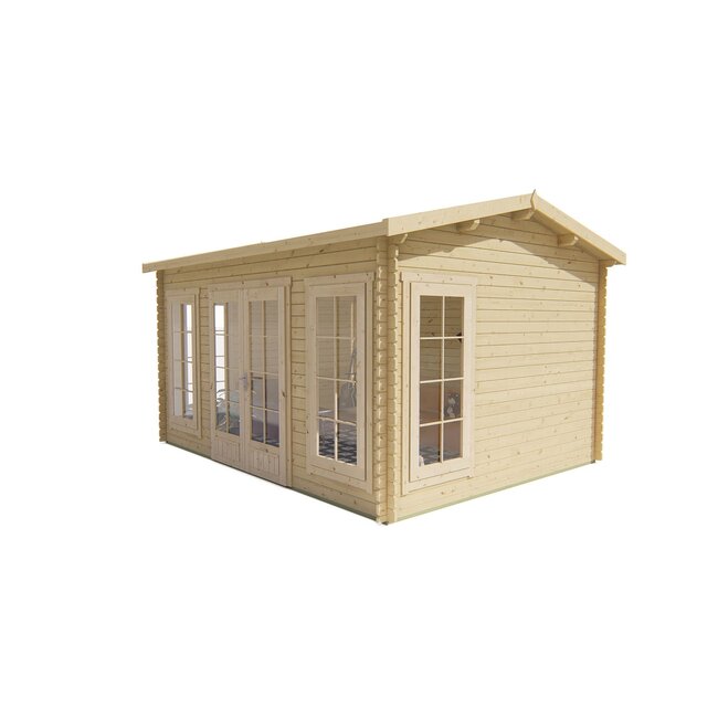 Blokhut Arne | Modern Tuinhuis 4,5x3,5 Meter