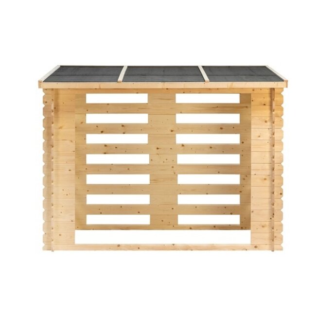 Onbehandeld vuren openhaardhoutberging Brandr