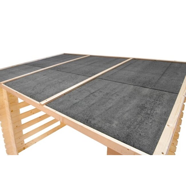 Onbehandeld vuren openhaardhoutberging Brandr