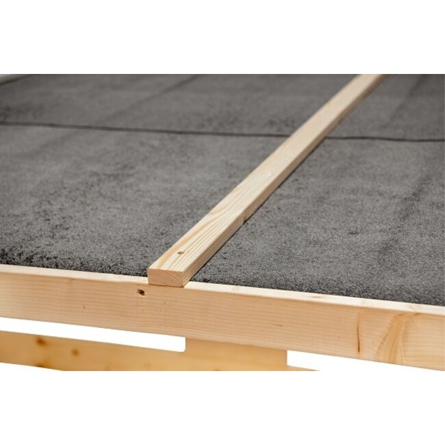 Onbehandeld vuren openhaardhoutberging Brandr