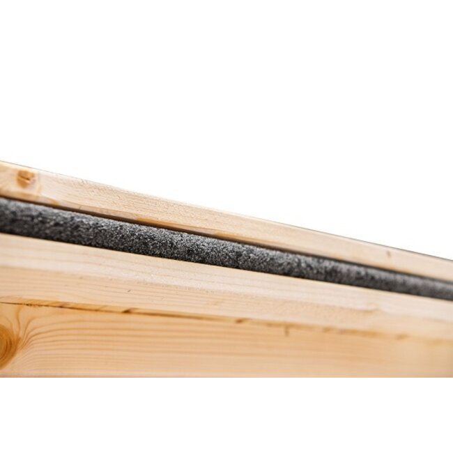 Onbehandeld vuren openhaardhoutberging Brandr