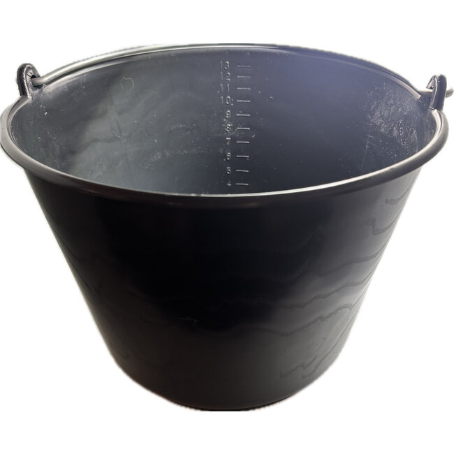 Kreuwel Bouwemmer zwart 13 Liter