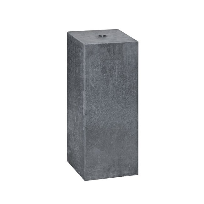 Betonpoer Antraciet 20x20x50cm met stelplaat