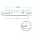 Barcode profiel thermo vuren per set van 3stuks