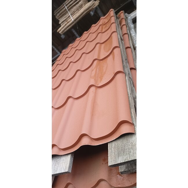 Dakpanplaat terracotta  diverse lengtes  Winkel Actie