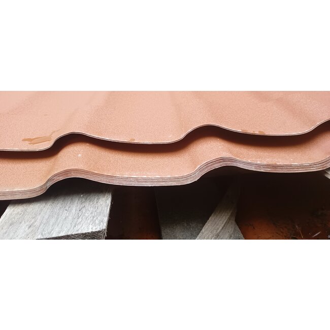 Dakpanplaat terracotta  diverse lengtes  Winkel Actie