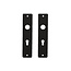 Kortschild type 180/41 t.b.v. PC-maat 55 F1 zwart