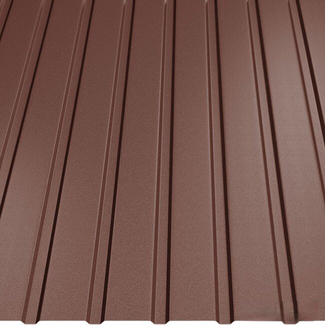 Chocolade Bruin- Damwand platen T8. Damwand platen van 8 mm dik.