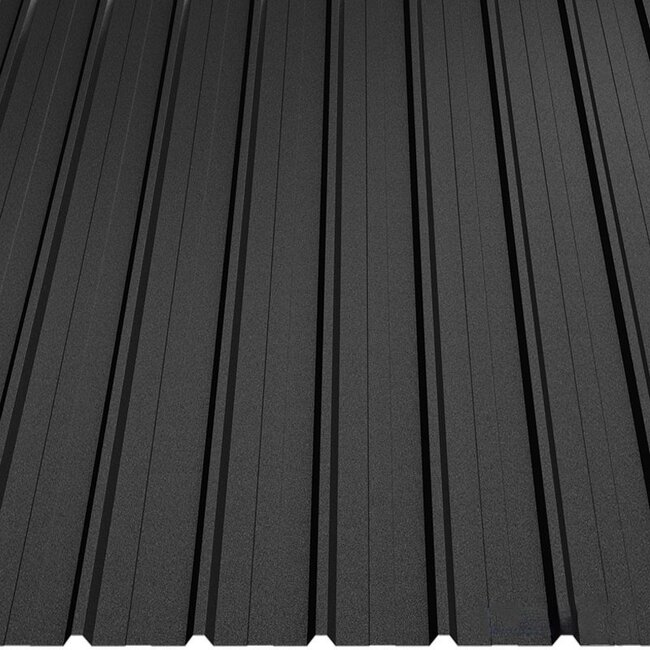 Zwart - Damwand platen T12. Damwand platen van 12 mm dik - 860 mm