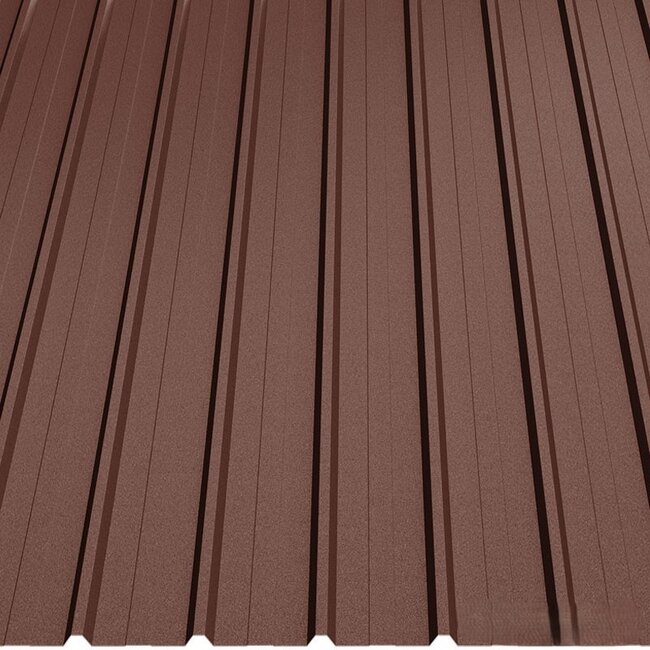 Chocolade Bruin - Damwand platen T12 Damwand platen van 12 mm dik - 860 mm