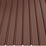Chocolade Bruin - Damwand platen T12 Damwand platen van 12 mm dik - 860 mm
