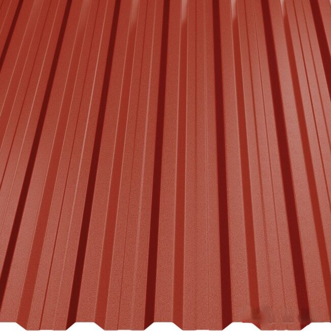Oxide Rood - Damwand platen T18. Damwand platen van 18 mm dik.