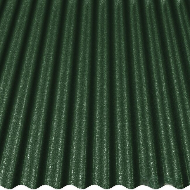 Groen - Damwand platen S18. Damwand platen van 18 mm dik.