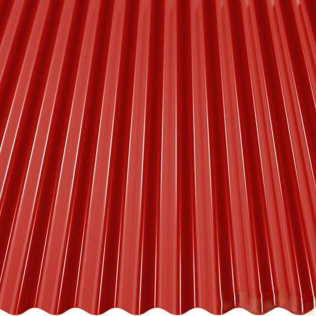 Fel Rood - Damwand platen S18. Damwand platen van 18 mm dik.