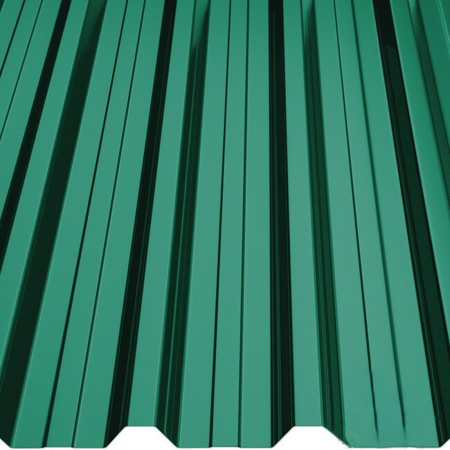 Groen - Damwand platen T35. Damwand platen van 35 mm dik .