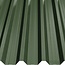 Groen - Damwand platen T45 . Damwand platen van 35 mm dik.
