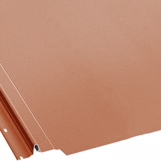 Koper Bruin - Felsplaten Retro Flat Panel. Felsplaten Met Retro Look.