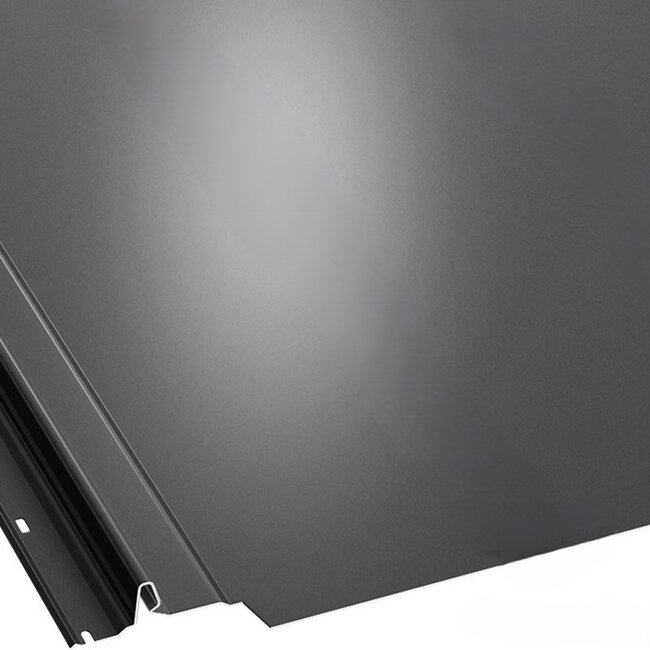 Zwart - Felsplaten Retro Flat Panel. Felsplaten Met Retro Look.