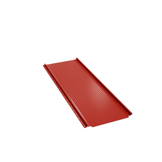 Fel Rood - Felsplaten Retro Micro Ribs Panel. Felsplaten Met Retro Look.