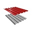 Grijs - Damwand platen T35. Damwand platen van 35 mm dik.