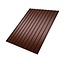 Donker Bruin - Damwand platen T12 Damwand platen van 12 mm dik - 860 mm