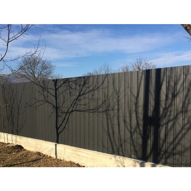 Zwart - Damwand platen T8. Damwand platen van 8 mm dik.