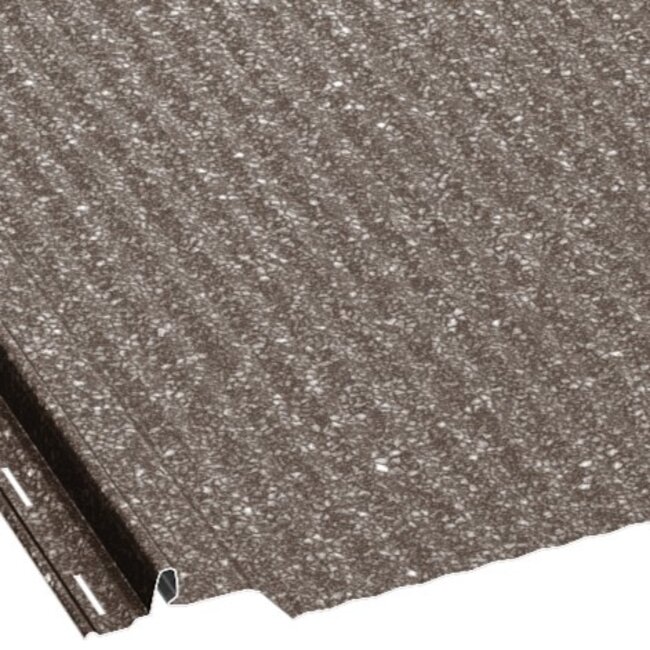 Grijs Bruin - Felsplaten Retro Micro Ribs Panel. Felsplaten Met Retro Look.