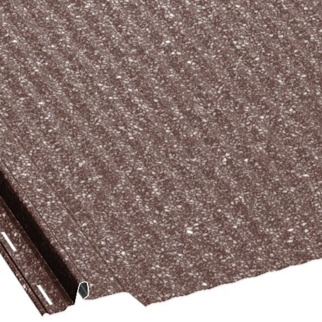 Chocolade Bruin - Felsplaten Retro Micro Ribs Panel. Felsplaten Met Retro Look.