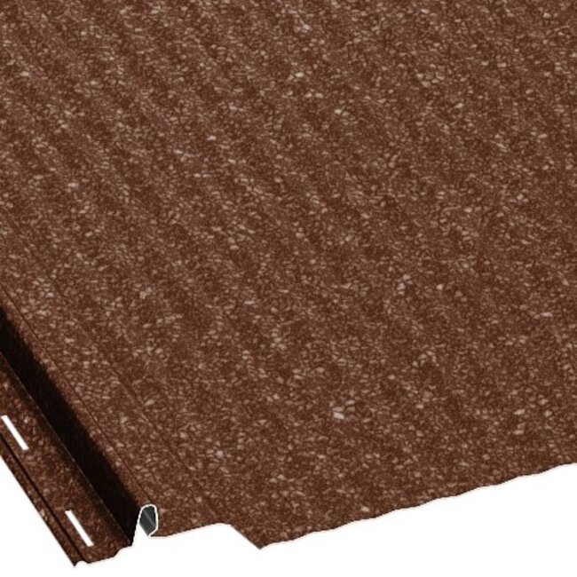 Koper Bruin - Felsplaten Retro Micro Ribs Panel. Felsplaten Met Retro Look.