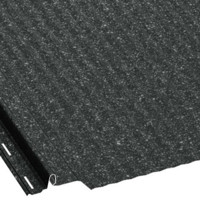 Grafiet Grijs - Felsplaten Retro Micro Ribs Panel. Felsplaten Met Retro Look.